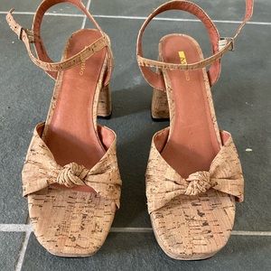 Marino Cork Platform Sandals Sz 39 - 8/8.5